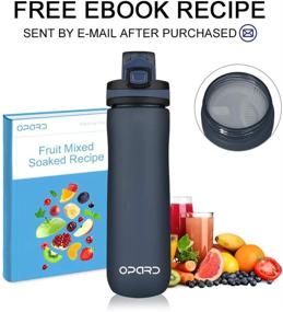 img 1 attached to 🏋️ Opard Sports Water Bottle: 20 Oz BPA-Free Non-Toxic Tritan Plastic with Leak-Proof Flip Top Lid - Ideal for Gym, Yoga, Fitness, and Camping Activities