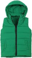 🧥 stay warm and stylish with snow dreams quilted sleeveless pockets boys' jackets & coats logo