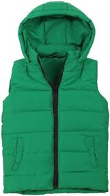 img 2 attached to 🧥 Stay Warm and Stylish with SNOW DREAMS Quilted Sleeveless Pockets Boys' Jackets & Coats