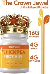 img 2 attached to Chickpea Protein Powder Chocolate Artificial