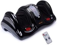 🦶 shiatsu kneading rolling foot massager zh-9902-black by h&b luxuries: enhance your personal health studio logo