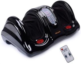 img 4 attached to 🦶 Shiatsu Kneading Rolling Foot Massager ZH-9902-black by H&B Luxuries: Enhance Your Personal Health Studio