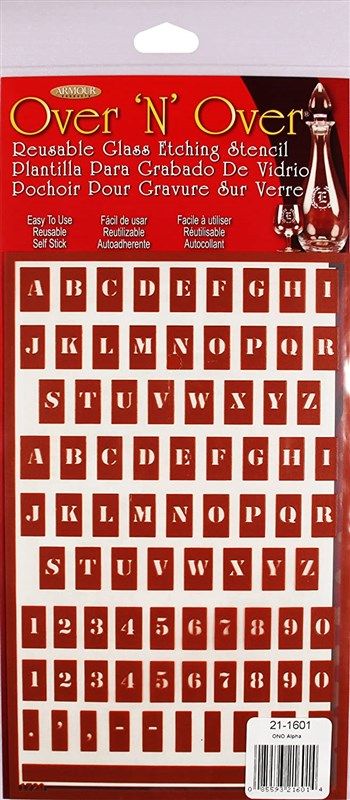 armour etch over stencil 21 1601 로고