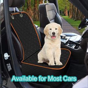 img 2 attached to Femuar Pet Front Seat Cover Dogs for Carriers & Travel Products