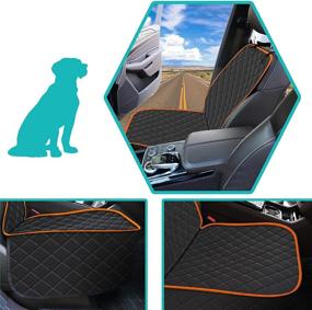 img 1 attached to Femuar Pet Front Seat Cover Dogs for Carriers & Travel Products