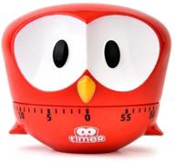 🦅 red cartoon eagle machinery timer - 60 minute mechanical kitchen cooking timer clock with loud alarm - manual timer utensil for kitchen logo