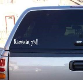 img 1 attached to Decal Window Sticker Namaste Yall