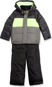 img 4 attached to 🧥 Carters Heavyweight 2 Piece Skisuit Snowsuit Boys' Clothing: Ultimate Winter Gear for Boys