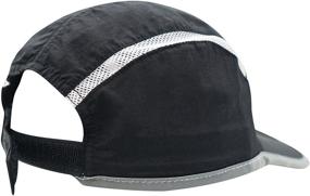img 3 attached to 🧢 Connectyle Foldable Mesh Sports Cap: Stay Cool and Safe with Reflective Stripe Sun Runner Cap
