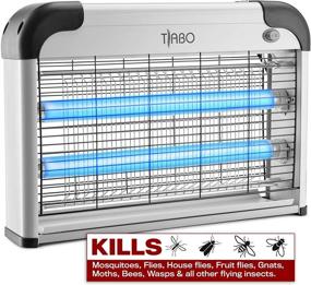 img 1 attached to 🦟 Tiabo Electronic Bug Zapper Indoor Insect Killer - 20W Mosquito, Fly, Moth, Gnat, Wasp or Any Pest Killer Electric Zapper UV Bulbs - Ideal for Residential & Commercial Use!