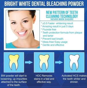 img 2 attached to 🦷 BelloWhite Activated Pearl Bright Teeth Whitening Powder: The Best Toothpaste Polish & Whitener with Charcoal, Guaranteed Coffee Tobacco Wine Stain Removal in 2020 – Net 80/2.82 Oz.