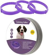 🐾 waterproof calming collar for cats & dogs – adjustable, long-lasting natural calm, reduces anxiety & promotes wellness – 3 pack logo