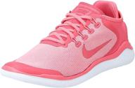 nike women's free running shoes - white women's athletic footwear logo