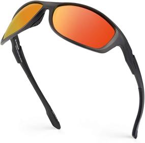 img 4 attached to 🕶️ Extremus Rainier Polarized Sport Sunglasses: Ultimate UV Eye Protection for Men and Women, Perfect for Driving, Fishing, Cycling, and Running