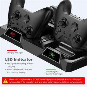img 3 attached to 🎮 OIVO Cooling Stand for Xbox One/S/X - Dual Fan Cooling, Controller Charging Dock & 15 Game Slots