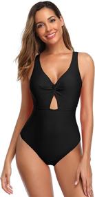 img 3 attached to SHEKINI Womens Swimsuit Monokini Bathing Women's Clothing in Swimsuits & Cover Ups