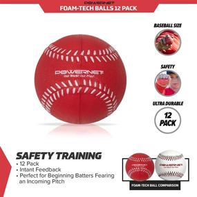 img 3 attached to 🏐 PowerNet Foam-Tech Utility Training Balls: Dent-Proof, Cushioned Baseball-Sized Foam Construction for Safe Indoor and Outdoor Use