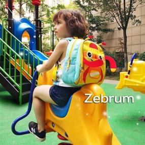 img 1 attached to 🎒 Zebrum Reflective Happy Face Colorful Backpack: Make a Stylish Statement!