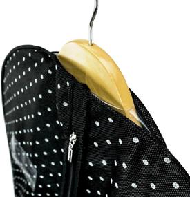 img 2 attached to 👔 HANGERWORLD 40-inch Breathable Suit Bags for Closet Storage - Clothes Cover Dust Protector (1 Pack, Black Polka Dot)