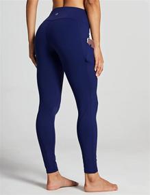 img 3 attached to 🧥 ZUTY Fleece Lined Leggings: Winter Thermal Insulation, Pockets, High-Waisted Yoga Pants for Women (Plus Size)