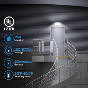 img 3 attached to LEONLITE Emergency Adjustable Certified Warehouses: Efficient Lighting for Industrial Spaces