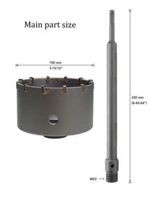 img 3 attached to 🔧 BINOTA Concrete Shank Cement Brick Cutting Tools: Enhancing your Hole Saw Experience!