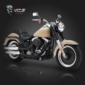 img 3 attached to Улучшите свой мотоцикл с хромированными зеркалами MZS - регулировка заднего вида для FLHTC, Road King, Sportster и многих других!