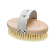 🌵 hydréa london professional dry body brush: fsc certified beechwood for exfoliating scrub, cellulite reduction, and lymphatic drainage with natural cactus bristle logo