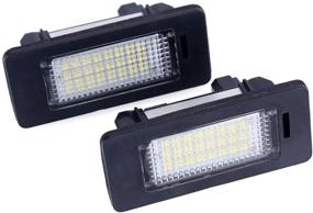 img 4 attached to Enhanced Car License Plate Light: LED Number Plate Lights Compatible with 1 3 5 X Series