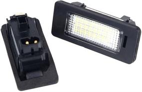 img 2 attached to Enhanced Car License Plate Light: LED Number Plate Lights Compatible with 1 3 5 X Series