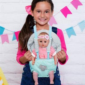 img 2 attached to 👜 Adora Zig Baby Carrier Doll: The Perfect Companion for Little Ones