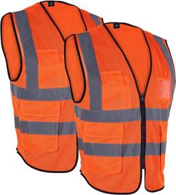 img 4 attached to VENDACE Safety Pockets Visibility Reflective Occupational Health & Safety Products for Personal Protective Equipment