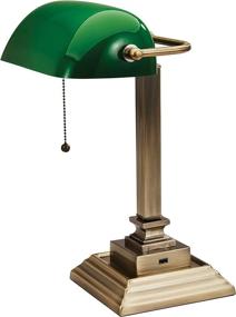 img 3 attached to 💡 V-LIGHT Traditional Desk Task Lamp in Antique Gold - Elegant Illumination for Classic Settings (VS150402GR)