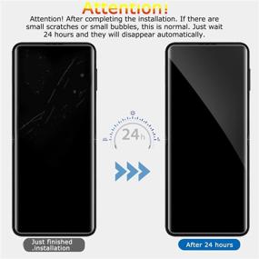 img 1 attached to 📱 Ferilinso Samsung Galaxy Z Flip 3 5G Набор защитного экрана: гибкий TPU + 2 закаленных стекла для задней стороны, определение по отпечатку пальца, без пузырей, совместимость с чехлом