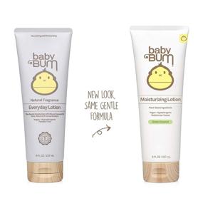 img 2 attached to 👶 Everyday Baby Bum Lotion: Soothing Baby Body Moisturizer for Delicate Skin with Shea and Cocoa Butter, Exquisite Natural Scent, Gluten-Free & Vegan, 8 FL OZ