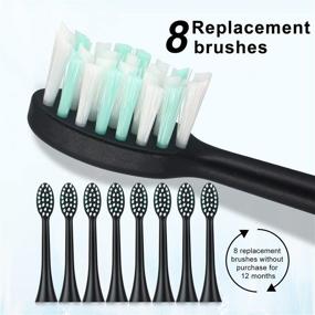 img 1 attached to Kingheroes Black Personality Whitening Toothbrush