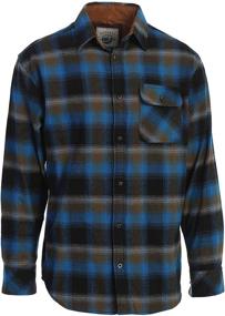 img 4 attached to Gioberti Brushed Checkered Corduroy Contrast Men's Clothing and Shirts