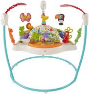🦒 fisher-price jumperoo activity center for animals, blue, one-size logo