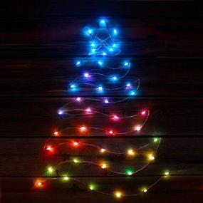 img 3 attached to 🎶 Color Changing Fairy String Lights: 16.4ft USB Plug-In, App Controlled Music Lights for Bedroom & Gift Room Decorations - Mandem 50LED Twinkle Lights