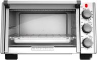 🍞 stainless steel/black 6-slice convection countertop toaster oven by black+decker, model to2050s логотип