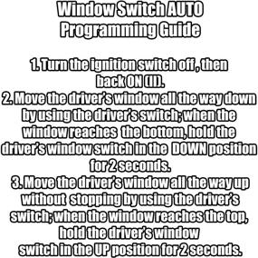 img 3 attached to 🔧 Переключатель окна SWITCHDOCTOR 2002-2006 Honda CRV (черные кнопки) - Высококачественная замена