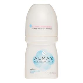 img 1 attached to 👃 Almay Fragrance Free Sensitive Skin Roll-On Anti-Perspirant & Deodorant, 1.7 oz (Pack of 4)