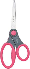 img 3 attached to Westcott Soft Handle Student Scissors: 7-Inch Pointed, Anti-Microbial Protection - Color Varies (14609-030)