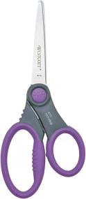 img 2 attached to Westcott Soft Handle Student Scissors: 7-Inch Pointed, Anti-Microbial Protection - Color Varies (14609-030)