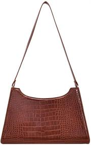 img 4 attached to 👜 Женская сумка ретро с крокодильим рисунком - AMHDV Handbags