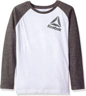 reebok little sleeve 2027 true white boys' clothing in tops, tees & shirts logo