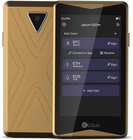 img 4 attached to 💰 Cold Wallet Gold Titan: Hardware Cryptocurrency Wallet, Internet Isolated & Air Gapped, Anti-Tampering, Multi-Currency Support, incl. Mnemonics Card - Perfect for BTC XRP ETH XLM USDT LTC Dash