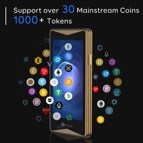 img 3 attached to 💰 Cold Wallet Gold Titan: Hardware Cryptocurrency Wallet, Internet Isolated & Air Gapped, Anti-Tampering, Multi-Currency Support, incl. Mnemonics Card - Perfect for BTC XRP ETH XLM USDT LTC Dash