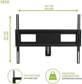 img 3 attached to 📺 Kanto FMC1 Telescoping Corner TV Mount for 40-60" Flat Panel TVs