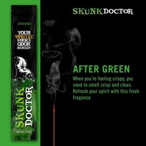 img 1 attached to 🔥 Skunk Doctor Smoke Odor Eliminator Incense Sticks (45 Pcs) - Eliminate Smoke, Cooking, and Pet Odors Easily